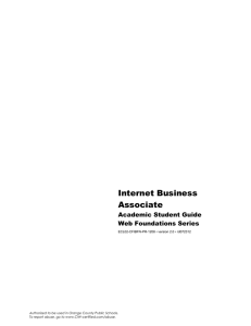 Internet Business Associate - OCPS TeacherPress