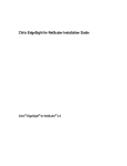 Citrix EdgeSight for NetScaler Installation Guide