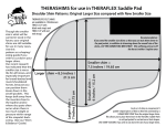 THERASHIMS for use in THERAFLEX Saddle Pad