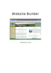 Website Builder - GolfSoftware.com