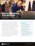 SuiteCommerce Site Builder