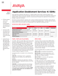 Application Enablement Services 4.1 SDKs