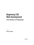 500kb PDF - Beginning CSS Web Development