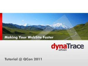 Making Your WebSite Faster Tutorial @ QCon 2011