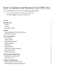 How to Update and Maintain Your WPC Site 3 main folders