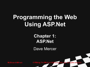 ASP.Net - McGraw