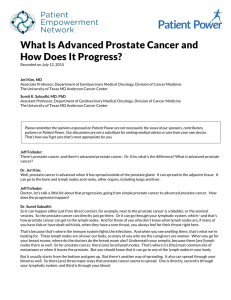 What Is Advanced Prostate Cancer and How Does It