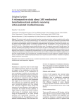 Original Article A retrospective study about 140 mediastinal