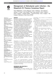 The European Helicobacter Study Group (EHSG) - Gut