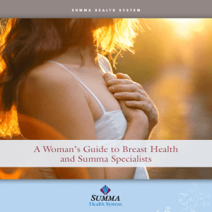 A Woman`s Guide to Breast Health and Summa