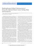 Bisphosphonate-Related Osteonecrosis of Jaw in the Adjuvant