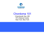 Chordoma 101 - Chordoma Foundation