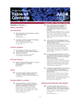 Table of Contents - Clinical Cancer Research