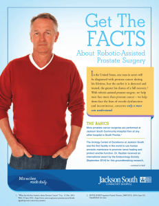 About Robotic-Assisted Prostate Surgery