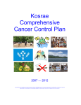 Kosrae Comprehensive Cancer Control Plan