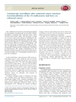 Colonoscopy surveillance after colorectal cancer resection