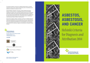 Asbestos, asbestosis, and cancer – Helsinki