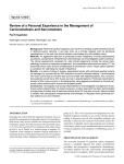 Review of a Personal Experience in the Management of