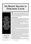 The Holistic Cancer Solution - Health - Science