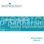 20 WCMICS Annual Report 2012/13