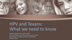 HPV and Texans: What we need to know