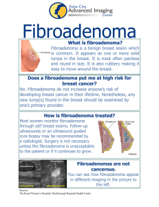 What is fibroadenoma? Does a fibroadenoma put me at high risk for