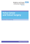 Vulva Cancer and Vulval Surgery - Brighton and Sussex University