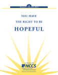 You Have the Right to be Hopeful - National Coalition for Cancer
