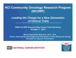 NCI Community Oncology Research Program (NCORP)