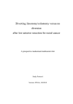 The routine use of a diverting iliostomy, versus - ACO-ASSO