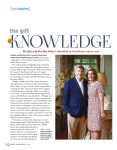 The gift of knowledge: Dwight and Martha Schar`s