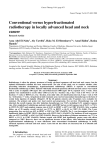 Conventional versus hyperfractionated