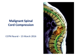 Emergency Radiotherapy for Malignant Spinal Cord Compression