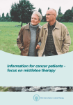 Information for cancer patients – focus on mistletoe therapy