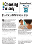 Imaging tests for ovarian cysts