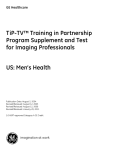 TiP-TV™ Training in Partnership Program Supplement and Test for Imaging Professionals