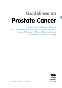 Prostate Cancer Guidelines on