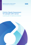 Holistic Needs Assessment for people with cancer National Cancer Action Team