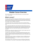 Bladder Cancer Overview - American Cancer Society