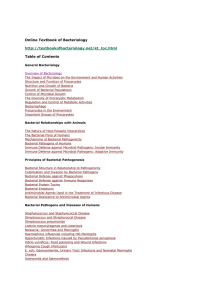 Online Textbook of Bacteriology