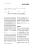 Bacteria of the genus Aeromonas in different locations