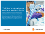 VS4874 SPU Anesthesia Breathing Circuit Brochure