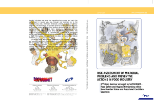 Risk Assessment of Microbial Problems and Preventive