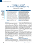 The application of Microarray in Medicine