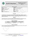 AquaPail Testing Report - Emergency Food Warehouse