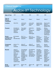 Ardox-X® Technology
