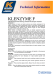 klenzyme f - Environex