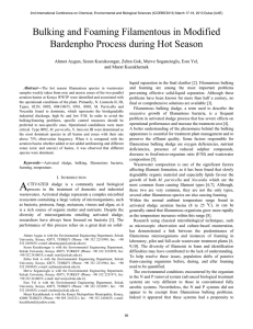 Bulking and Foaming Filamentous in Modified Bardenpho Process