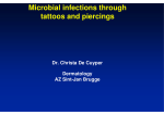 Microbial infections through tattoos and piercings