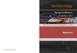 Abstracts - Microbiology Society